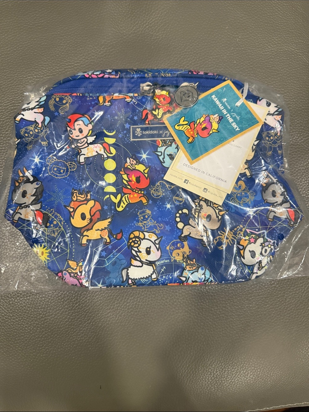 tokidoki Blue Zodiac Character Kids Pouch
